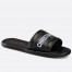 Dior Every-D Slides In Black Embossed Lambskin