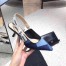 Dior J'Adior Slingback Pumps In Patchwork Denim