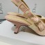 Dior J'Adior Slingback Pumps In Pink Toile de Jouy Cotton