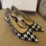 Dior J'Adior Slingback 65mm Pumps In Black Houndstooth Embroidery