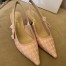 Dior J'Adior Slingback 65mm Pumps with Pink Micro Houndstooth