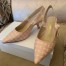 Dior J'Adior Slingback 65mm Pumps with Pink Micro Houndstooth