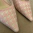 Dior J'Adior Slingback 65mm Pumps with Pink Micro Houndstooth