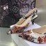 Dior J'Adior Slingback Pumps 65mm In Jardin d'Hiver Embroidered Cotton