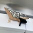 Dior J'Adior Slingback Pumps 65mm In White Toile de Jouy Voyage Motif