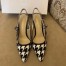 Dior J'Adior Slingback 100mm Pumps In Black Houndstooth Embroidery