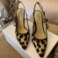 Dior J'Adior Slingback 100mm Pumps In Mizza Embroidered Cotton