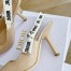 Dior J'Adior Slingback 100mm Pumps In Nude Patent Leather