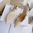 Dior J'Adior Slingback 100mm Pumps In Nude Patent Leather