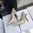 Dior J'Adior Slingback 100mm Pumps In Gold Toile de Jouy Cotton