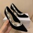 Dior J'Adior 100MM Pumps In Black Technical Canvas