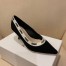 Dior J'Adior 65MM Pumps In Black Technical Canvas