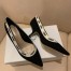 Dior J'Adior 65MM Pumps In Black Technical Canvas