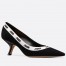 Dior J'Adior 65MM Pumps In Black Technical Canvas