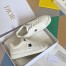 Dior Star Sneakers In White Calfskin and Suede