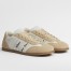 Dior Ribbon Sneakers in White and Beige Suede Calfskin