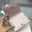 Dior Mini Lady Dior Wallet In lotus Pearly Lambskin