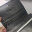 Dior Mini Lady Dior Wallet In Black Lambskin