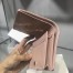 Dior Mini Lady Dior Wallet In Pink Lambskin