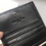 Dior Mini Lady Dior Wallet In Black Patent Leather