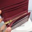 Dior Mini Saddle Tri-Fold Wallet In Scarlet Red Calfskin