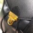 Fendi Black Leather Logo Backpack