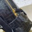 Fendi Black Glazed Fabric Mini Backpack