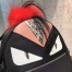 Fendi Black Bag Bugs Eyes Fox Fur Backpack