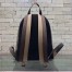 Fendi Brown Glazed Fabric Large Backpack