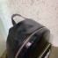 Fendi Black Glazed Fabric Large Backpack