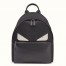 Fendi Black Large Bag Bugs Eye Inlays Backpack