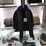 Fendi Black Fur Depict Karlito Appliques Backpack