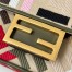 Fendi Baguette Mini Bag in Canvas with Multicolor FF Embroidery 
