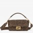 Fendi Baguette Medium Bag In Woven Strips