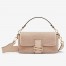 Fendi Medium Baguette Bag In Beige Shearling