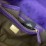 Fendi Purple Velvet FF Motif Medium Baguette Bag