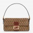 Fendi Medium Baguette 1997 Bag In Beige Split Leather