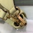 Fendi Beige FF Motif Large Baguette Bag