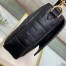 Fendi Black FF Motif Large Baguette Bag