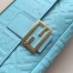 Fendi Pale Blue FF Motif Large Baguette Bag