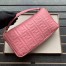 Fendi Pink FF Motif Large Baguette Bag