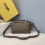 Fendi Khaki By The Way Medium Bag With FF Handles