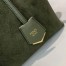 Fendi By The Way Medium Bag In Green Suede