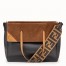 Fendi Large Flip Tote Bag In Black Calfskin