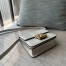 Fendi Karligraphy Bag In White Patent Leather