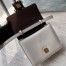 Fendi Karligraphy Bag In White Patent Leather