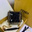 Fendi Black Small Kan I F Bag In Transparent PU