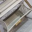 Fendi Small Kan I F Bag In White Transparent PU