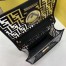 Fendi Black Kan I F Bag In Transparent PU