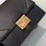 Fendi Small Kan U Bag In Black Calfskin